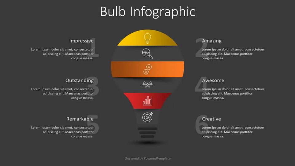 Light Bulb Infographic - Free Google Slides theme and PowerPoint template