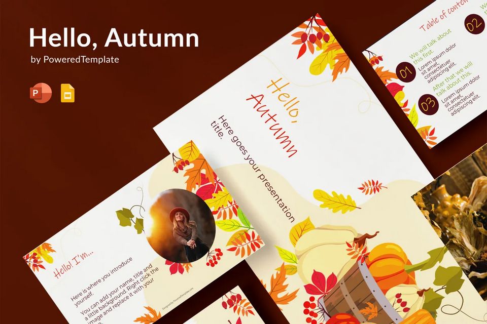 Hello Autumn - Free Google Slides theme and PowerPoint template