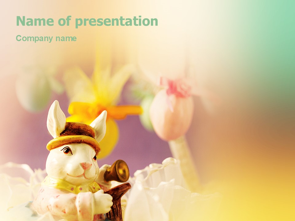 Easter Rabbit - Free Google Slides theme and PowerPoint template
