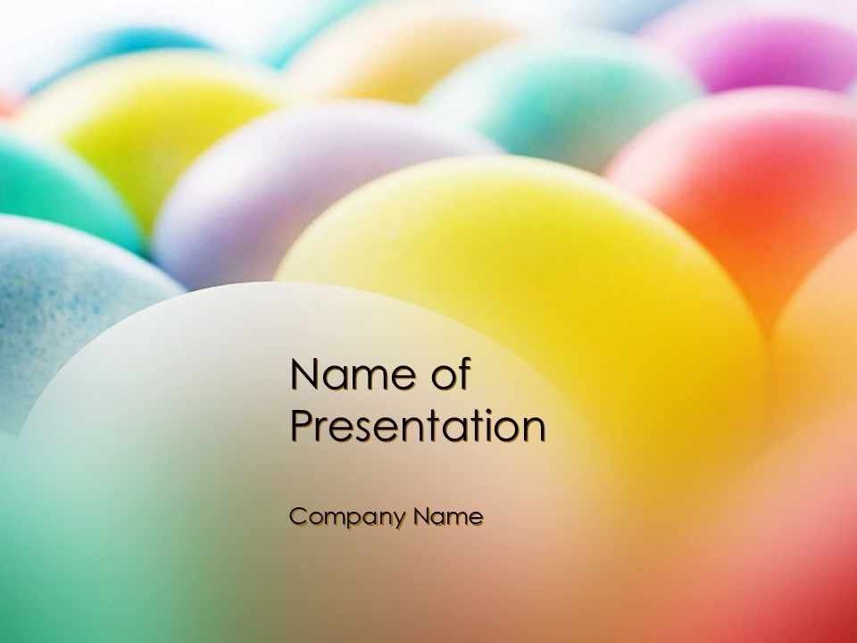 Colorful Easter Eggs - Free Google Slides theme and PowerPoint template
