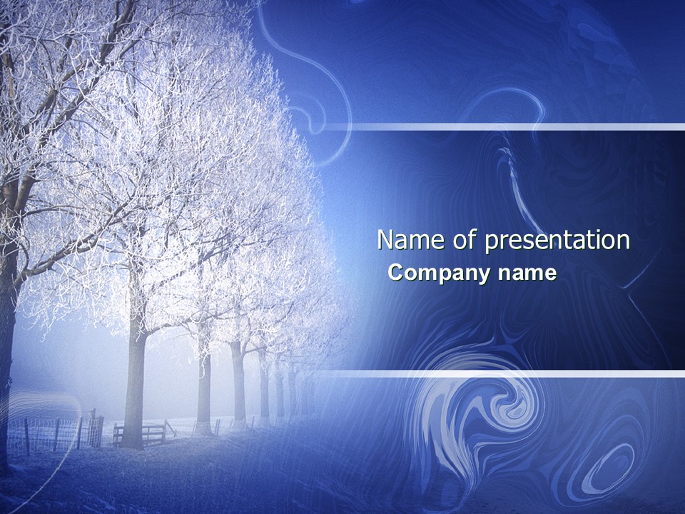 Snow-covered Alley - Free Google Slides theme and PowerPoint template
