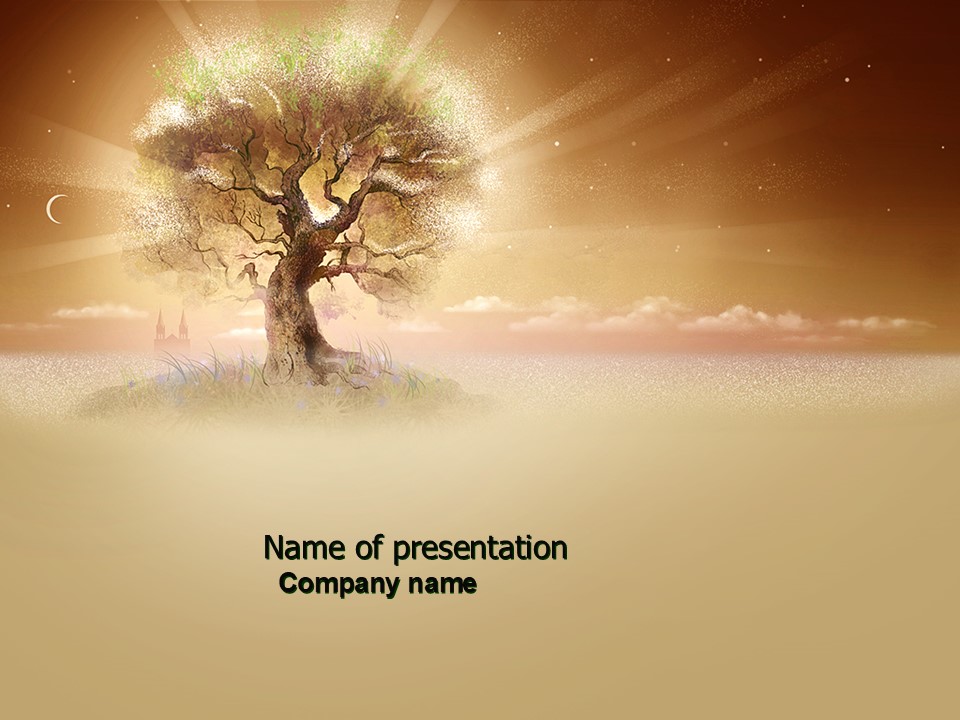 Lonely Tree At The Field In The Winter - Free Google Slides theme and PowerPoint template
