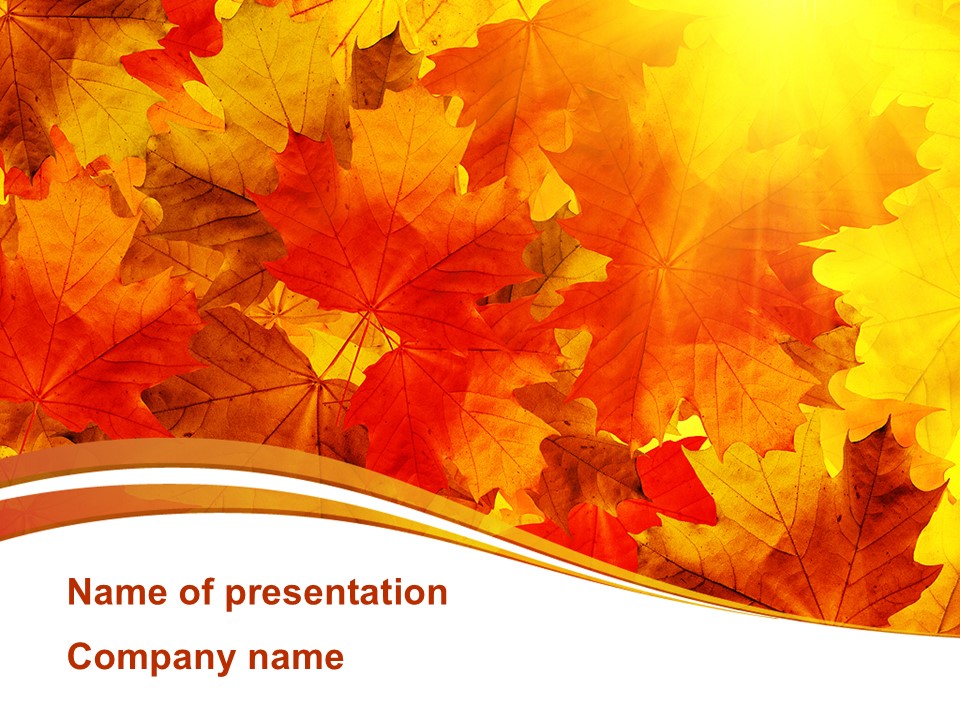 Red Leaves in Fall - Free Google Slides theme and PowerPoint template
