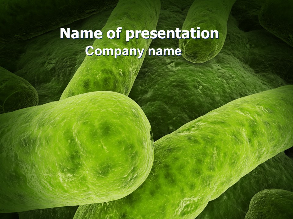 Bacilli In Green Color - Free Google Slides theme and PowerPoint template
