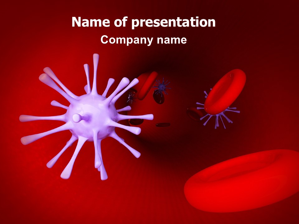 Explore Virus Presentation Templates -- Virus in Blood - Free Google Slides theme and PowerPoint template
