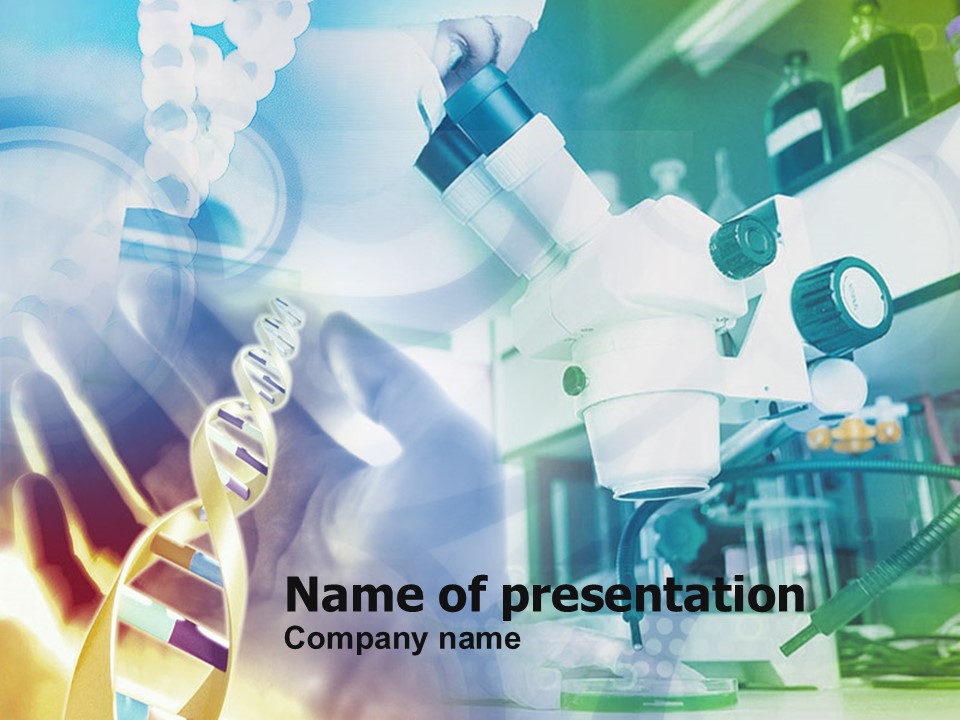Microscope In DNA Research - Free Google Slides theme and PowerPoint template
