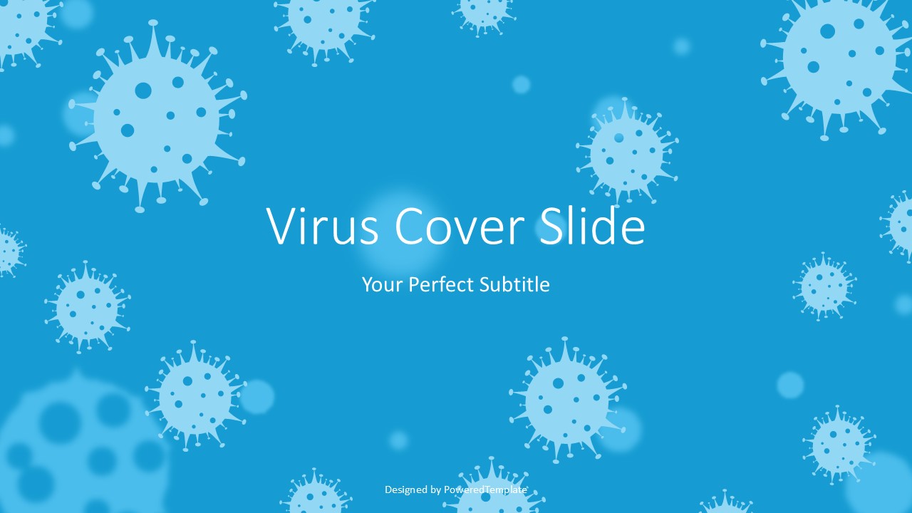 Covid-19 Virus Cover Slide - Free Google Slides theme and PowerPoint template

