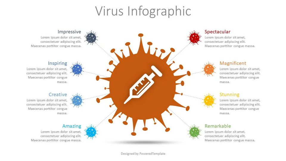 Virus with Syringe Infographic - Free Google Slides theme and PowerPoint template
