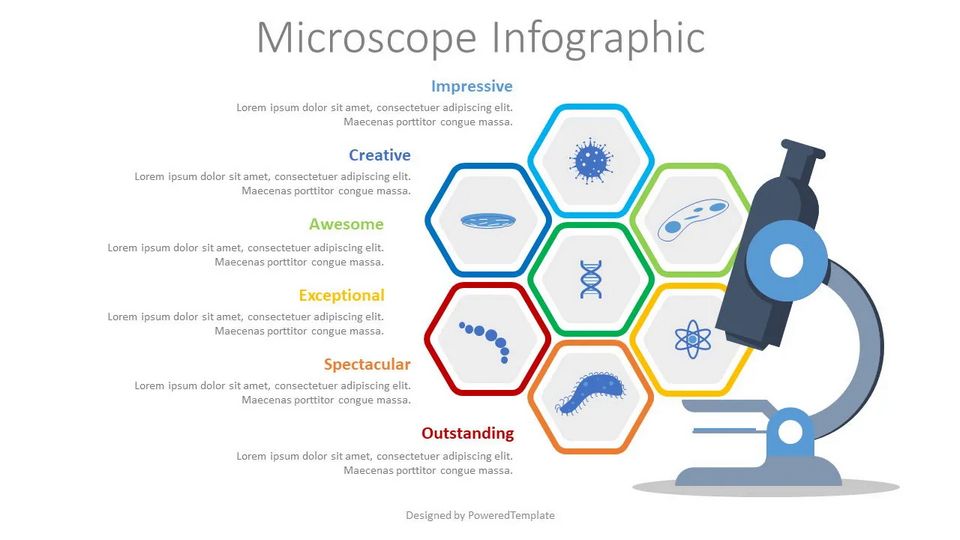 Microscope Infographic - Free Google Slides theme and PowerPoint template
