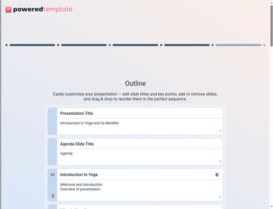  customizable outline example